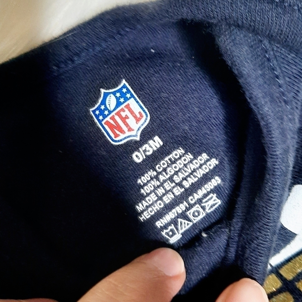 NFL Rams Baby Onsie 0-3mo - Picture 3 of 3